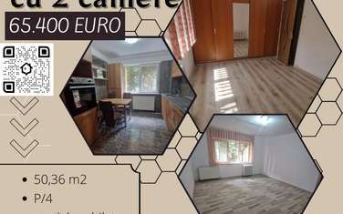 De vânzare  apartament cu 2 camere în Sfântu Gheorghe, pe strada Crângului!