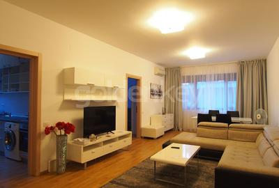 Apartament cu 3 camere semidecomandat, mobilat în Herăstrău