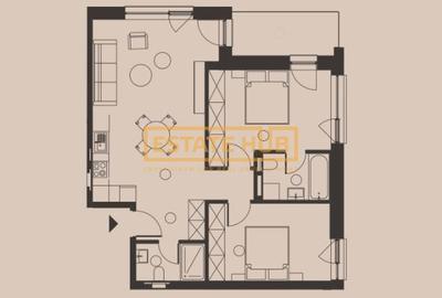 Apartament nou FINISAT 3 camere | Zona Centrala | Comision 0% - 2