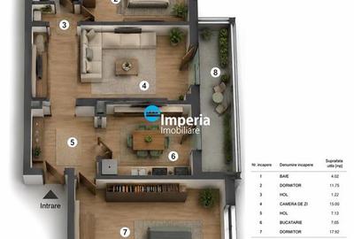 Apartament 3 camere renovat complet, etaj 1, zona BRD Rond Vechi - 6