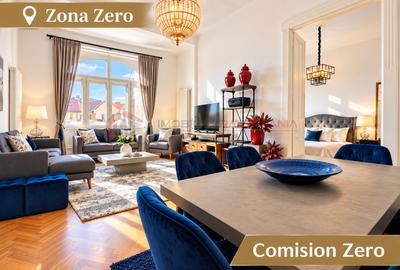 Apartament cu 3 camere semidecomandat, mobilat în Central