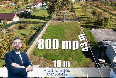 Teren Construcții intravilan de 800 mp, în Tăuții-Măgherăuș
