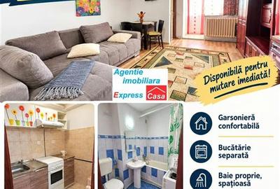 Garsonieră decomandată, mobilată în Tătărași