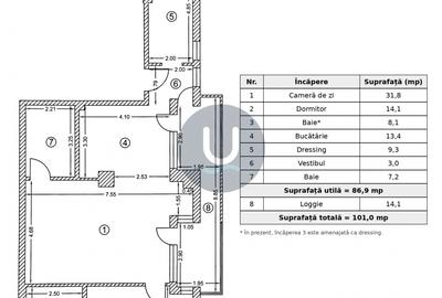Union Plaza | Apartament Designer 2 camere | 2 Parcări Subterane | Bd. Unirii - 20