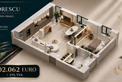 Sorescu Residence - Apartamente cu 2 camere, bloc cu lift - 4