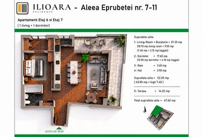 2 camere, 67.60 mp utili, 500 m metrou Nicolae Grigorescu (Ilioara), Park Lake - 2