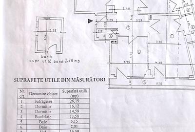Apartament 3 camere decomandate, cu boxa si loc de parcare, zona 1 Mai - 20