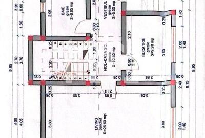 Casa Individuala 3 camere, 140mp utili, curte 500mp, Campenesti - 3