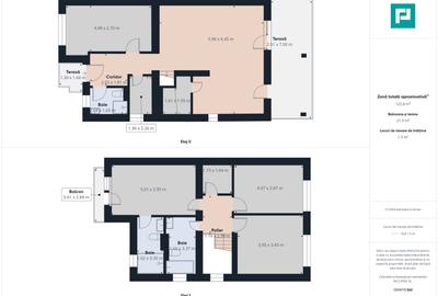 Duplex 5 camere  în cartier Europa Mosnița Nouă - 23