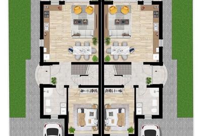 Duplex cu 4 camere | Finisaje premium - Zid dublu | Remetea Mare - 3