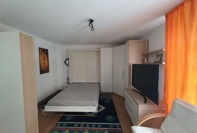 Judetean,garsoniera mobilata, bloc nou, 275 euro - 2