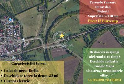 Teren Construcții intravilan de 7500 mp, în Est