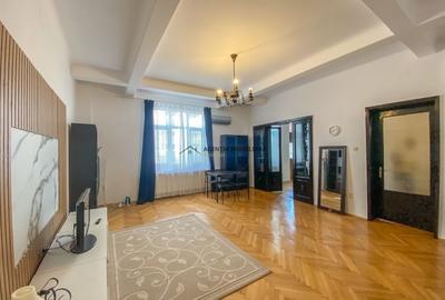 Apartament cu 3 camere semidecomandat, mobilat în Cișmigiu