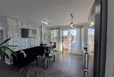 Apartament cu 3 camere semidecomandat, mobilat în Apahida