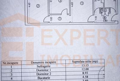 Apartament cu 3 camere de vanzare, situat in zona Inel 2 - Groapa - 9