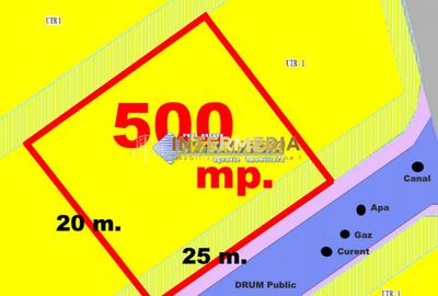 Teren intravilan construibil de vânzare Micești 500mp, utilitati, strada publica - 3