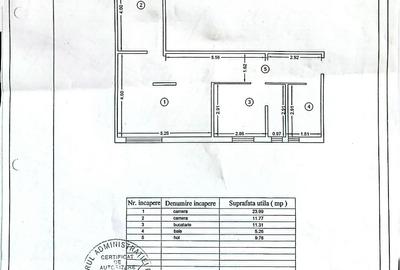 Apartament cu 2 camere decomandat în Km 4-5
