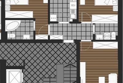 Apartament cu 3 camere decomandat în Metalurgiei