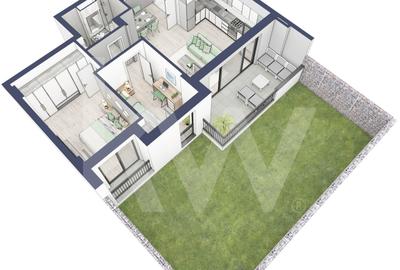 Apartament 3 camere, Parter, intabulare vara 2026 - 3