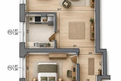 De vanzare - apartament 2 camere, Avantgarden 1 - 18
