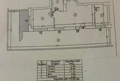 Apartament cu 2 camere de vanzare in zona Metrou 1 Decembrie 1918- Trapezului - 17