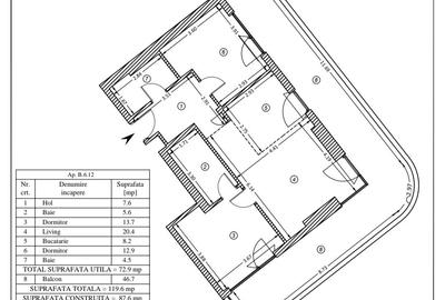 Apartament 3 camere, cu vedere splendida la lac, complet mobilat,  Yacht Kid, - 19