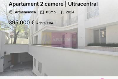 Apartament 2 camere | Birouri | Armeneasca Ultracentral - 1