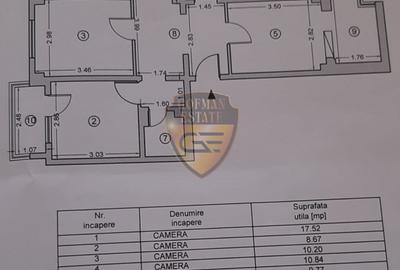 4 Camere 87.54mp / Decomandat / Zona Dacia / Confort 0, gaze, Aer Conditionat - 9