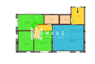 Apartament 4 camere | 95,05 mp utili | Etaj 1 |  Arhitecților - 3