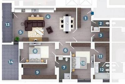 Apartament deosebit cu 3 camere – Parc Verdi Floreasca - 13