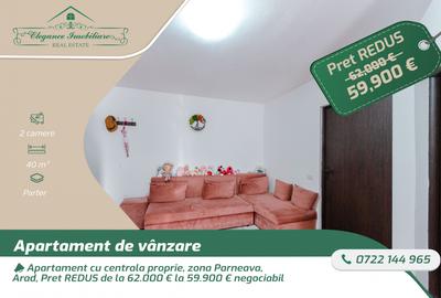 Apartament cu 2 camere nedecomandat, mobilat în Pârneava
