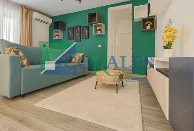 Apartament cu 2 camere semidecomandat, mobilat în Girocului