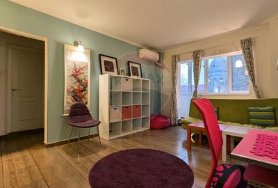 Apartament cu 2 camere semidecomandat, mobilat în Tineretului