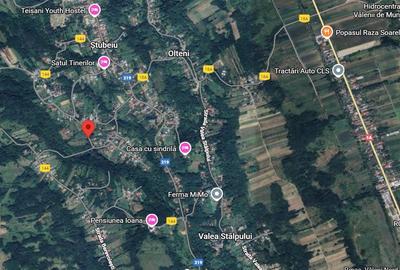 Teren 4.344 mp, cu platou panoramic și vedere la munți - 4