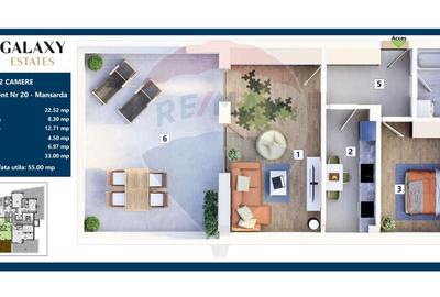 COMISION 0% Apartament 2 camere/ Tractorul / Galaxy Estates - 2