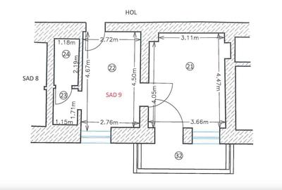 Spatii de birouri Ultracentral suprafață  de 34 mp - 2