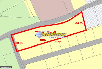 3624 mp Teren Intravilan Vanzare deschidere 151 m cu utilitati Micesti - 2
