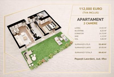 Apartament cu 2 camere decomandat în Central