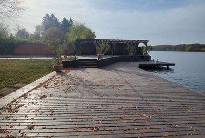 Vila lac snagov in cea mai buna portiune a lacului, ponton, garaj barca, piscina