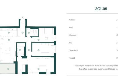 Paltim - Apartament spatios cu 4 camere 109 mp utili, etajul 1, langa Bega - 6