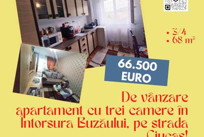 Apartament cu 3 camere în Central