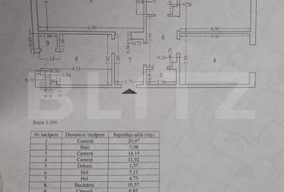 Apartament 3 camere, 83 mp, renovat total - zona Nicolina - 13