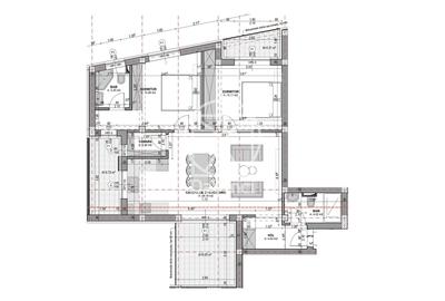 Ap. 3 camere la cheie cu aer conditionat, 2 bai, terasa 18.09 mp - 7