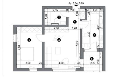 Etaj 1. Bucatarie inchisa. Loc de parcare. - 10