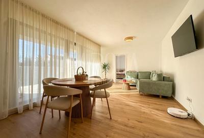 Apartament cu 3 camere semidecomandat în Borhanci