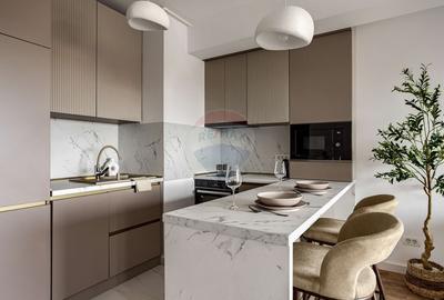 Apartament cu 2 camere semidecomandat, mobilat în UTA