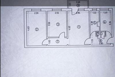 39520  Apartament 3 camere Inel 2 - 1