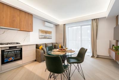 Apartament cu 2 camere semidecomandat, mobilat în Pipera