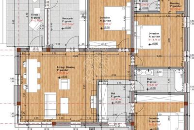 Casa 4 camere 109 mp-teren 453 mp-terasa-Zona Valea Ghinzii - 2