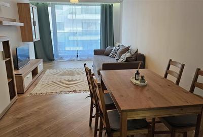 Apartament cu 2 camere semidecomandat, mobilat în Pipera